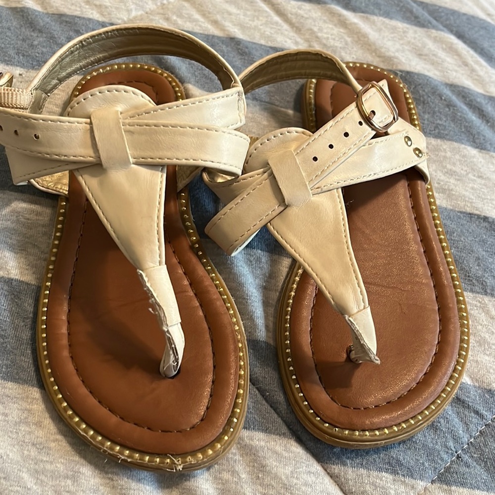 Off white sandals